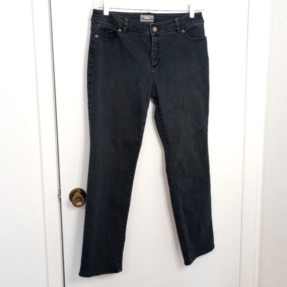 Chico's So Slimming Black Jeans - Picture 1 of 8